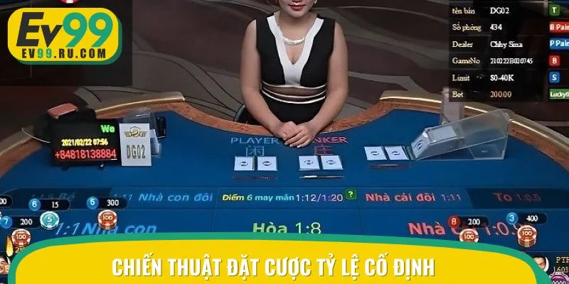Chiến thuật đặt cược tỷ lệ cố định được bet thủ đánh giá cao