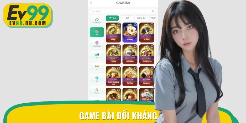 Đây là nơi bạn sẽ được chinh phục ván bài gay cấn, so tài cùng đối thủ