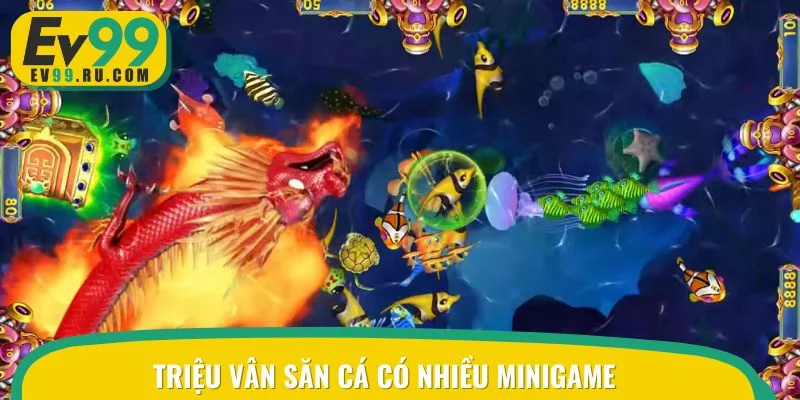 Minigame mang đến nhiều cơ hội chiến thắng